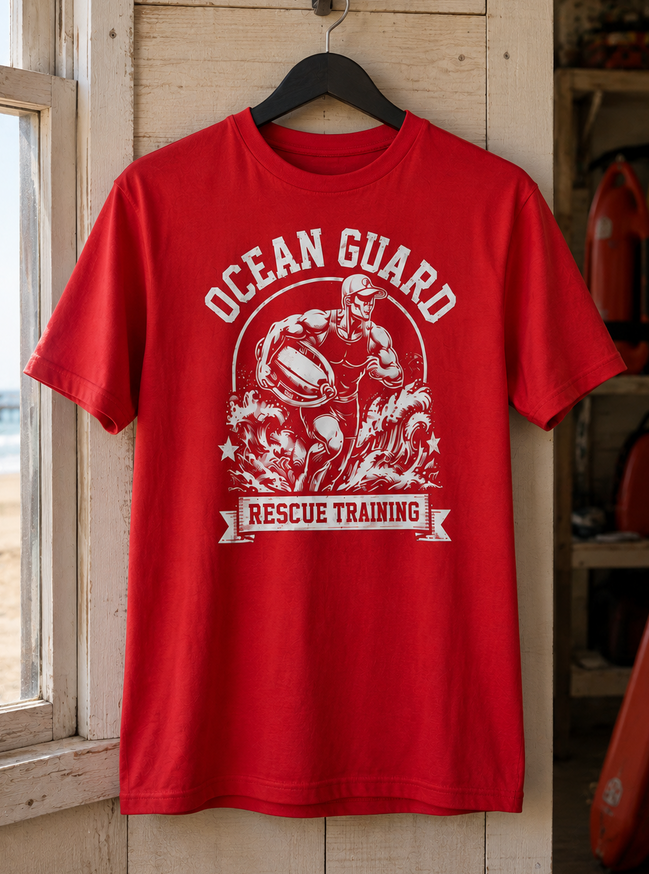 T-Shirt Ocean Guard – Rettungstraining