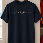 Oversize-T-Shirt Ocean Guard — Disziplin auf See
