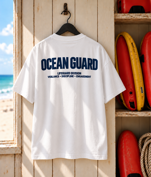 Camiseta oversize división de salvamento – Algodón orgánico