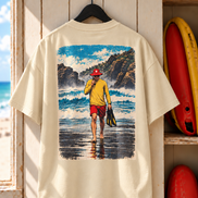 T-shirt oversize Ocean Guard – Spirito bagnino.
