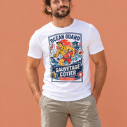 Tailliertes T-Shirt Küstenrettung