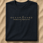 T-shirt oversize Ocean Guard — Discipline en mer 2