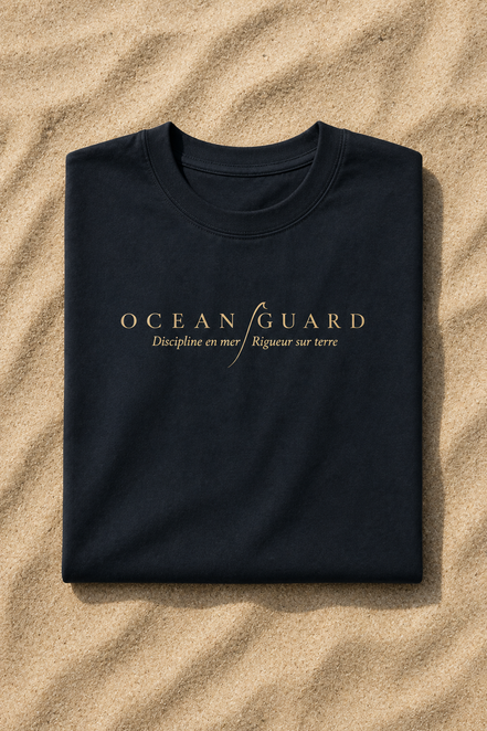 T-shirt oversize Ocean Guard — Discipline en mer 2