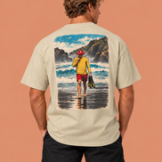 T-shirt oversize Ocean Guard – Spirito bagnino.