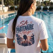 T-shirt Boxy Femme « Sa Partenaire de Nage » 2